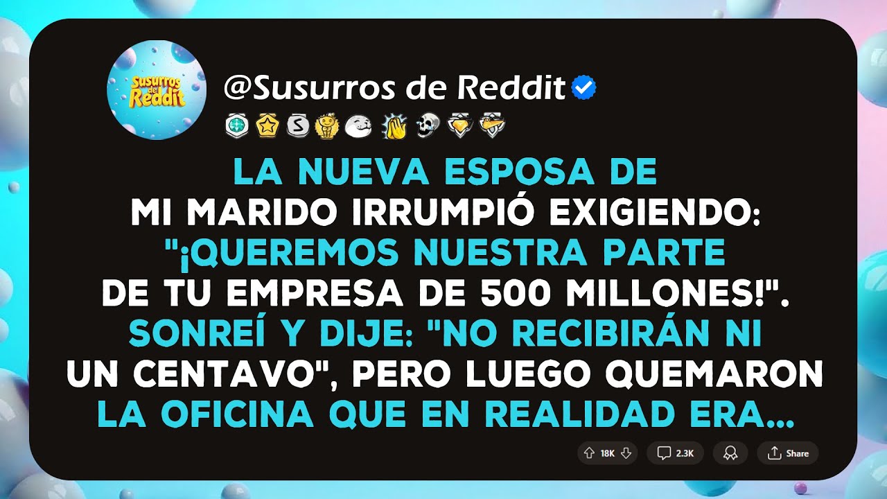 La nueva esposa de mi marido irrumpió exigiendo: 