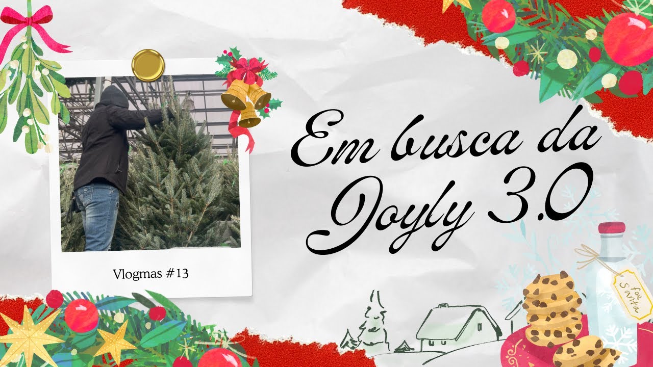 COMPRANDO E MONTANDO A ÁRVORE DE NATAL DO MEU QUARTO | JOYLY 3.0 | #VLOGMAS13 | EDUDA