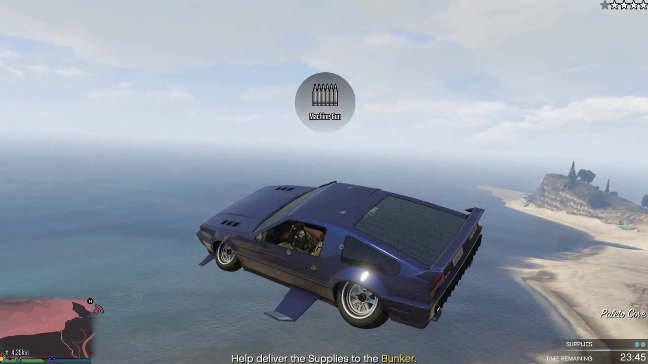 GTA Online - Flying Deluxo up the river and Business Resupplies.