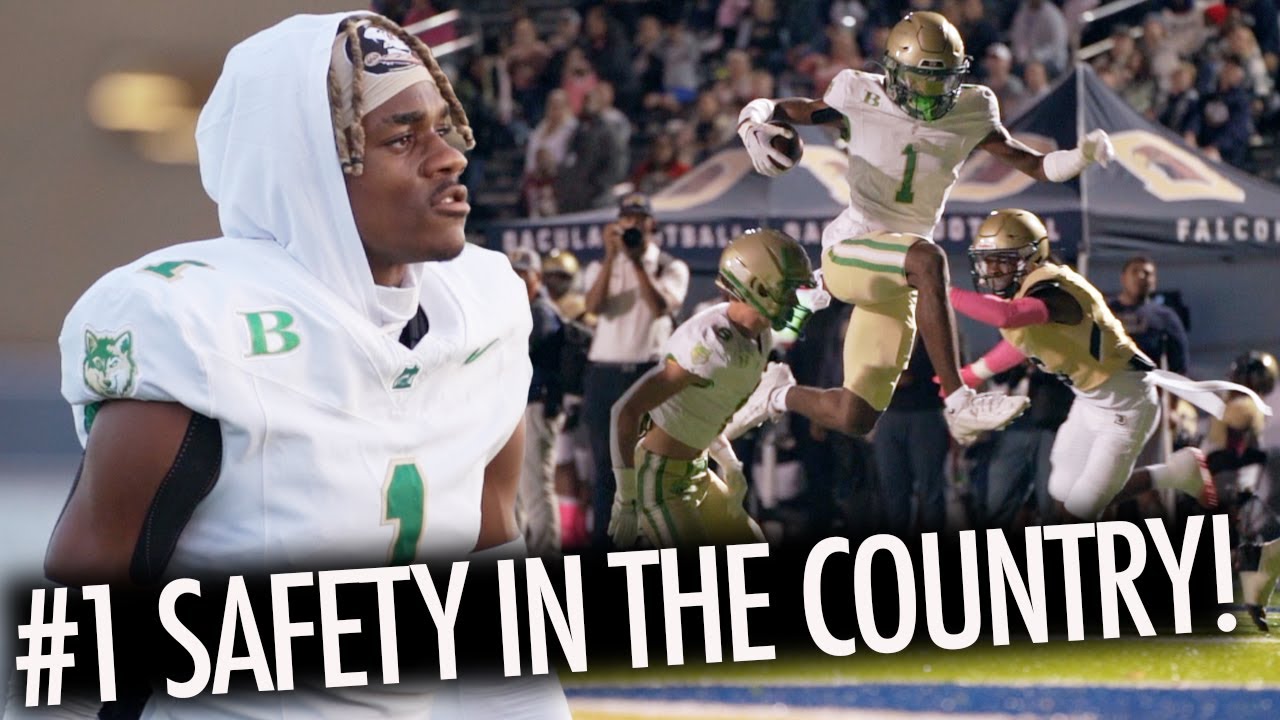 No. 1 Safety KJ Bolden Shocking 4 touchdown game! Buford vs Dacula football highlights!
