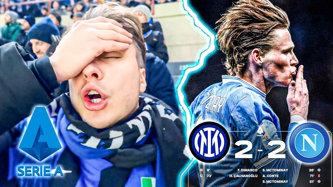 Inter vs Napoli 🔥| SIAMO LA PUTT*NA DI MCTOMINAY 😭| Serie A vlog