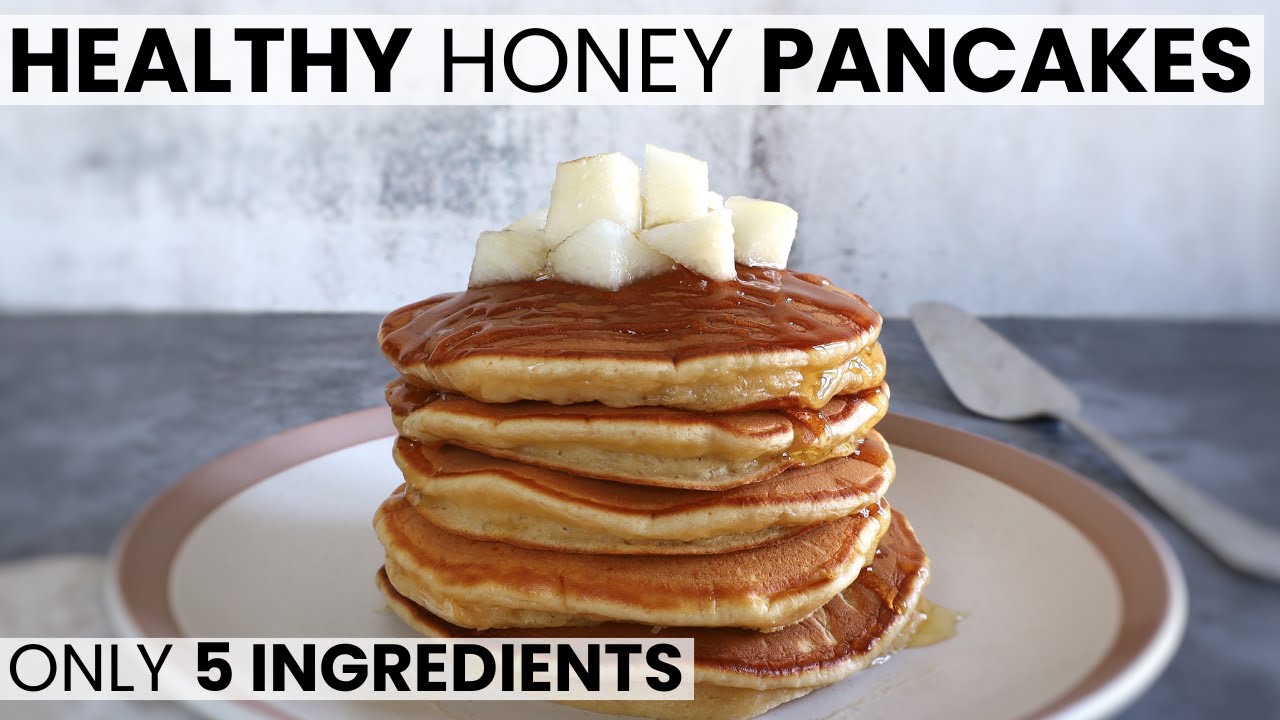 Easy and Healthy Honey Pancakes Recipe | Food From Portugal