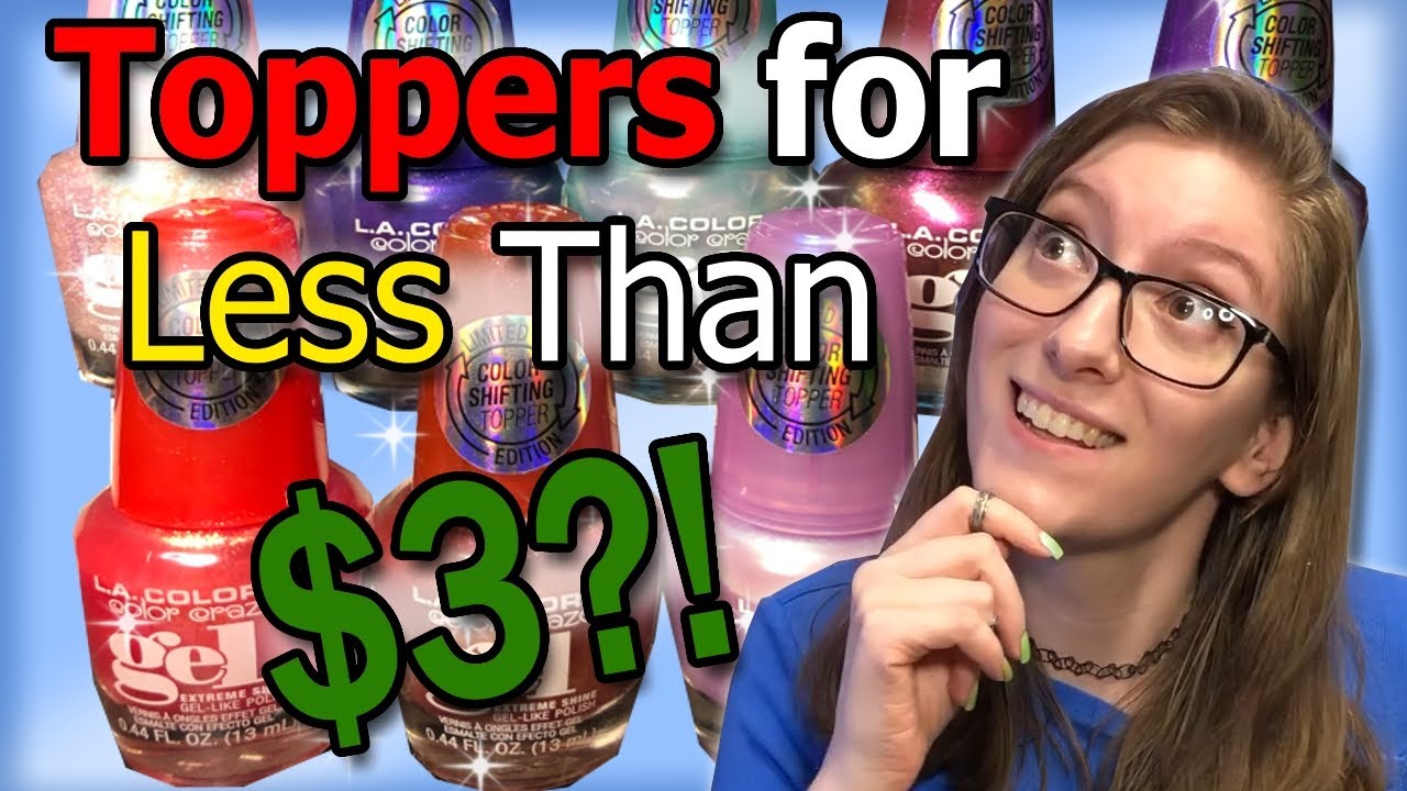 L.A. Colors Limited Edition Toppers Review! Drug Store Toppers?