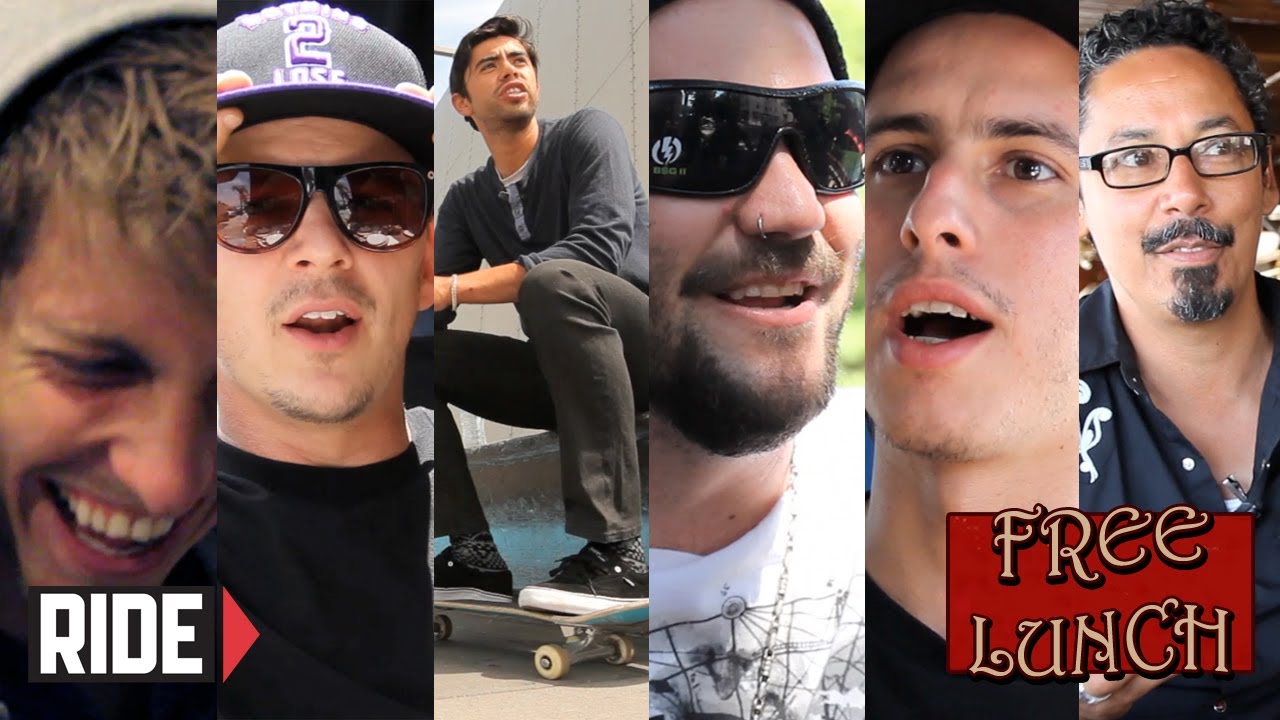 Bam Margera, Leo Romero, Jaws, Josh Kalis, Jose Rojo and Tommy Guerrero - Free Lunch Extra Helpings
