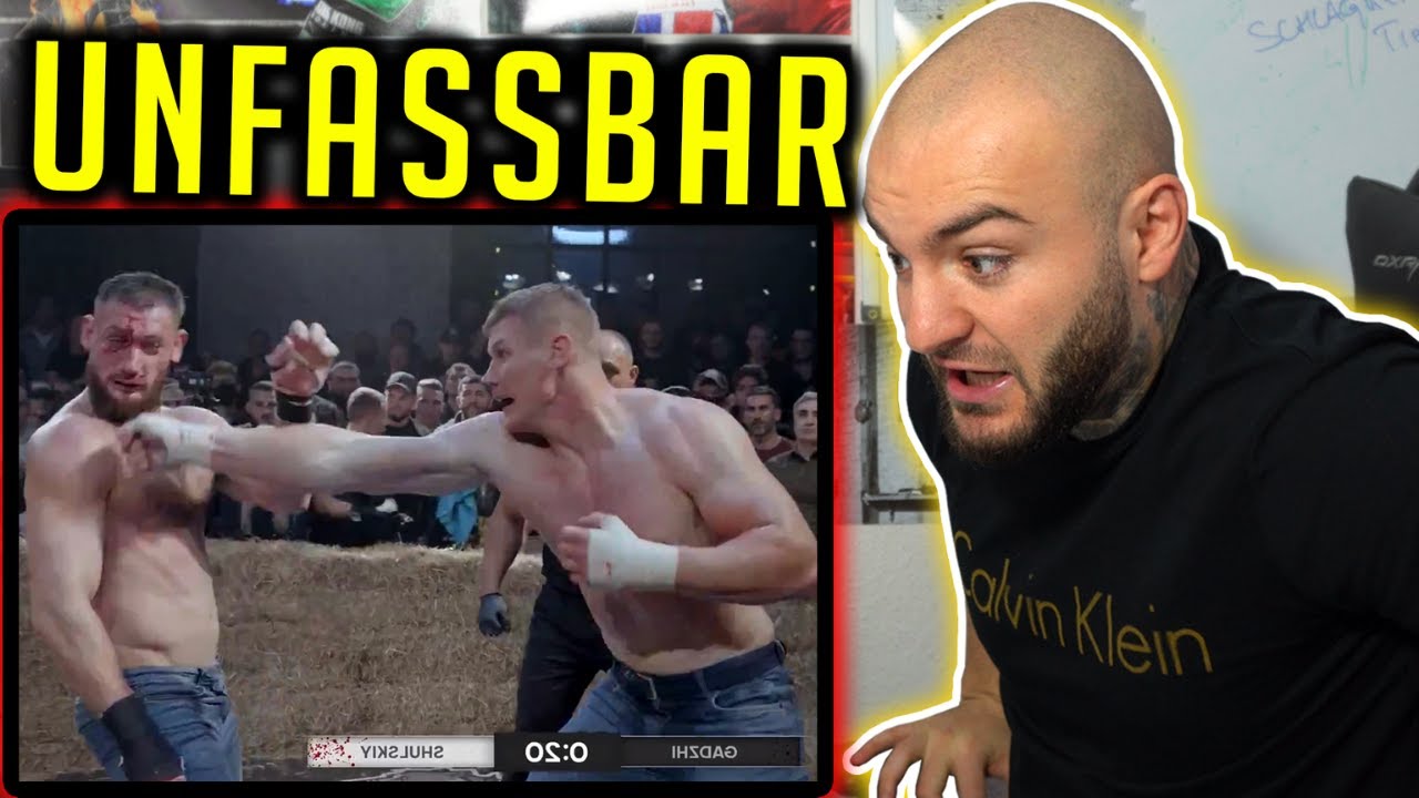 BAZOOKA Russe ESKALIERT! KAMPF DES JAHRES  gegen IVAN DRAGO bei TOP DOG FC 5! RINGLIFE reaction