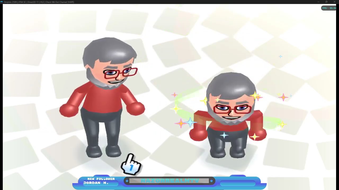 My results for my wiilink24 sketch Mii + making Santa the intern Mii 🤣#foryou 