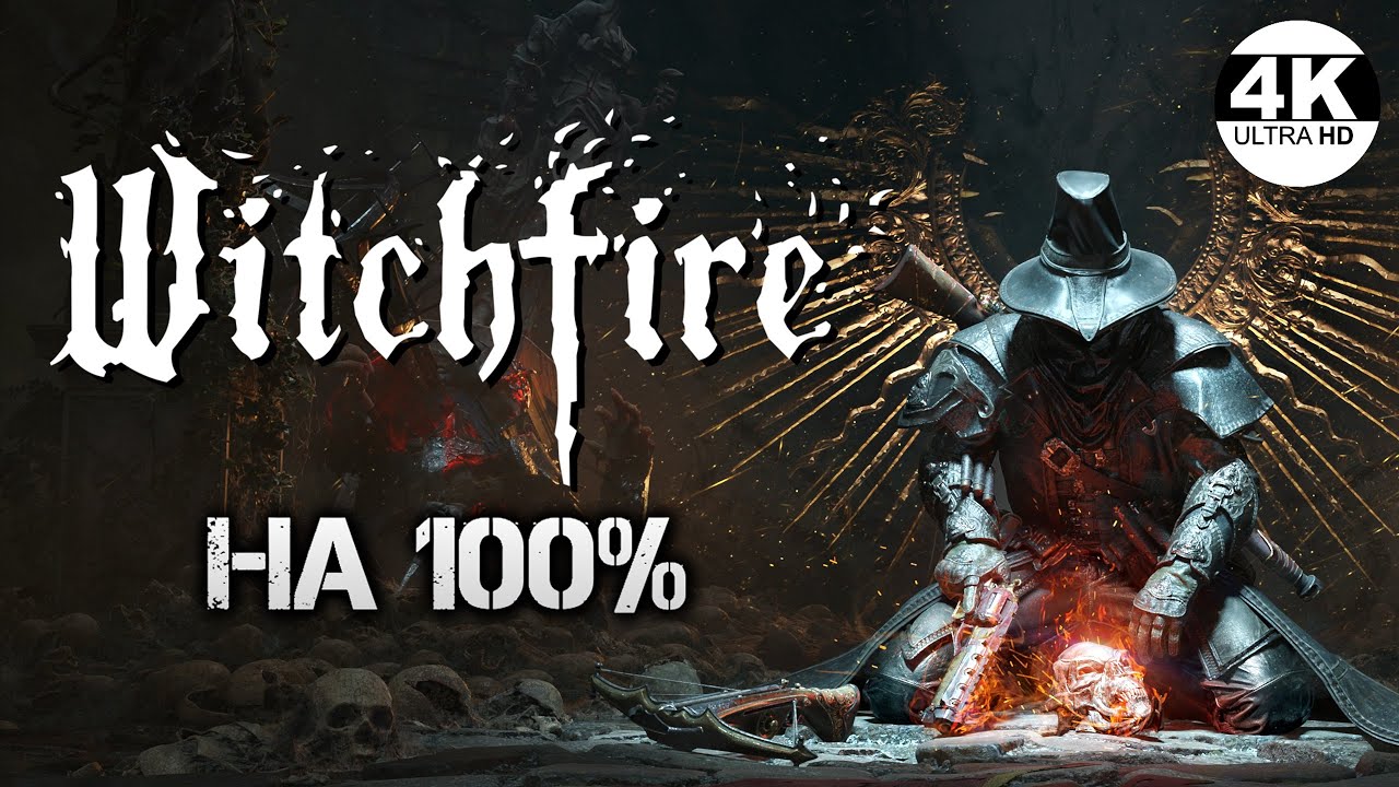 Witchfire НА 100% ЛУТАЕМ ВСЁ! Первый взгляд на очень стильный рогалик▼💀Полное Прохождение 1◆4K