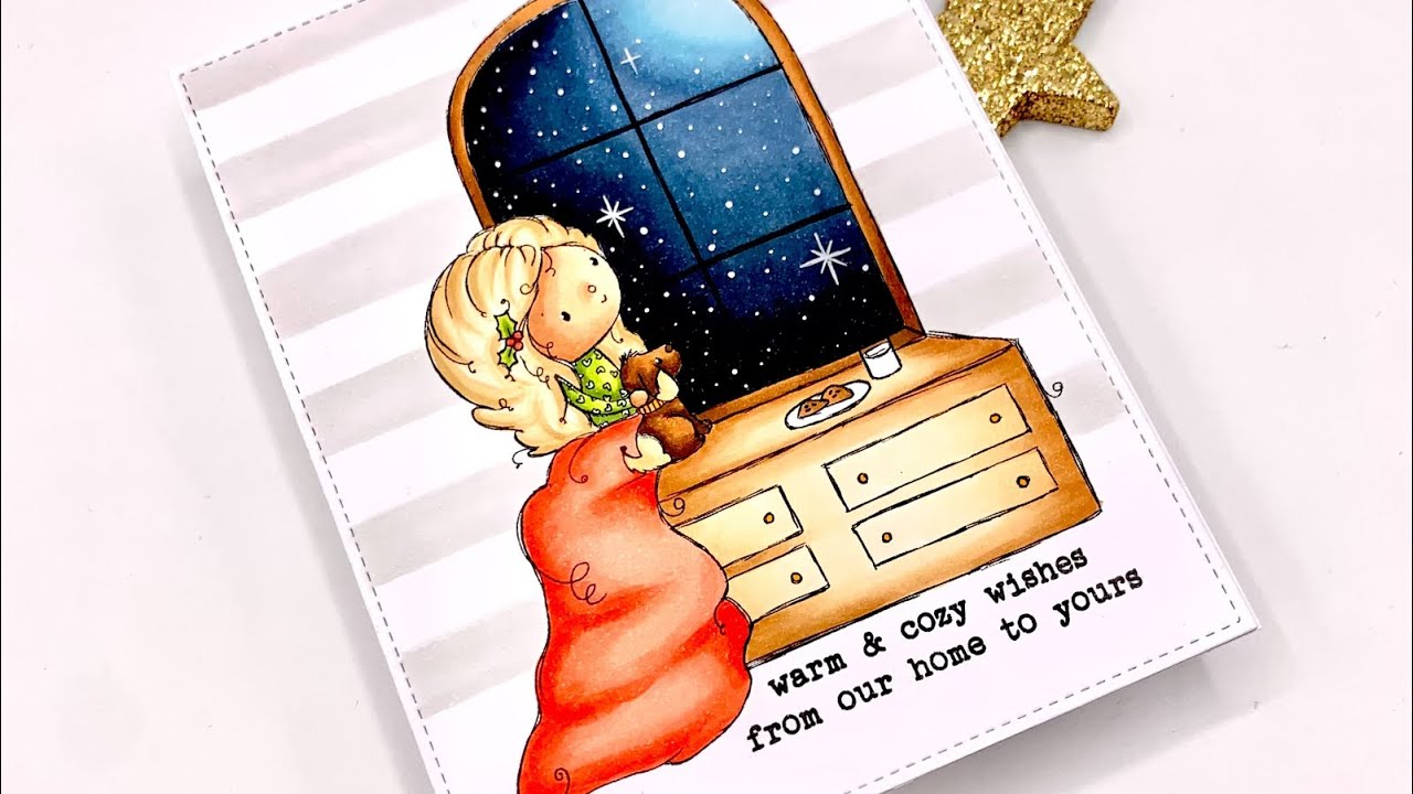 CHRISTMAS CARD: Rachelle Anne Miller - Outside My Window (digital stamp)