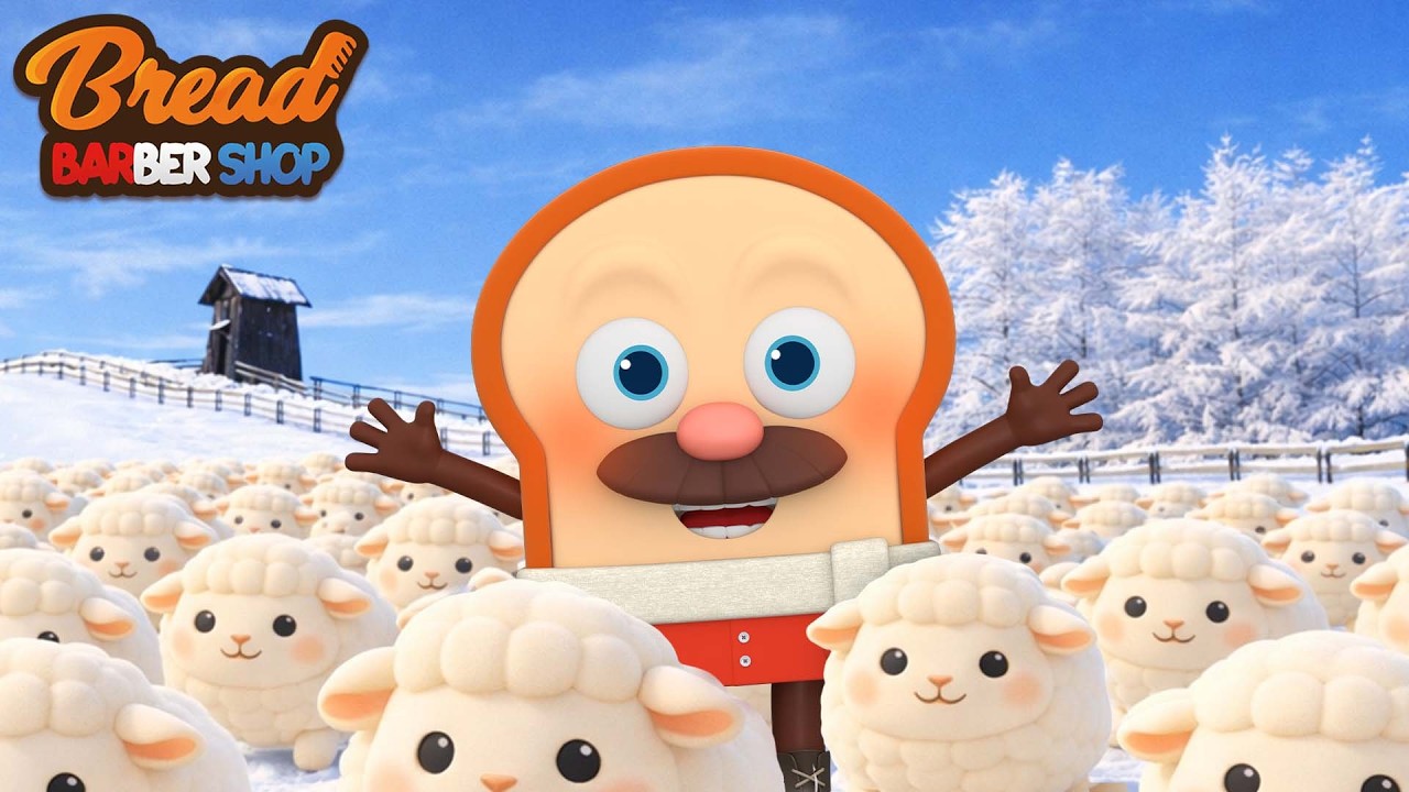 BreadBarbershop | Winter Wonderland Sheep Farm! | english /animation/dessert