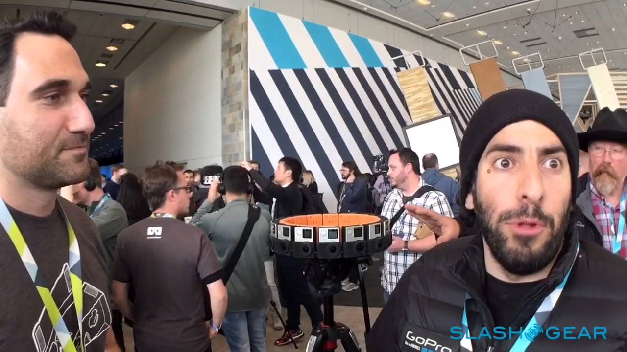 GoPro 16 cam 360 arrays with Google Jump at #IO15