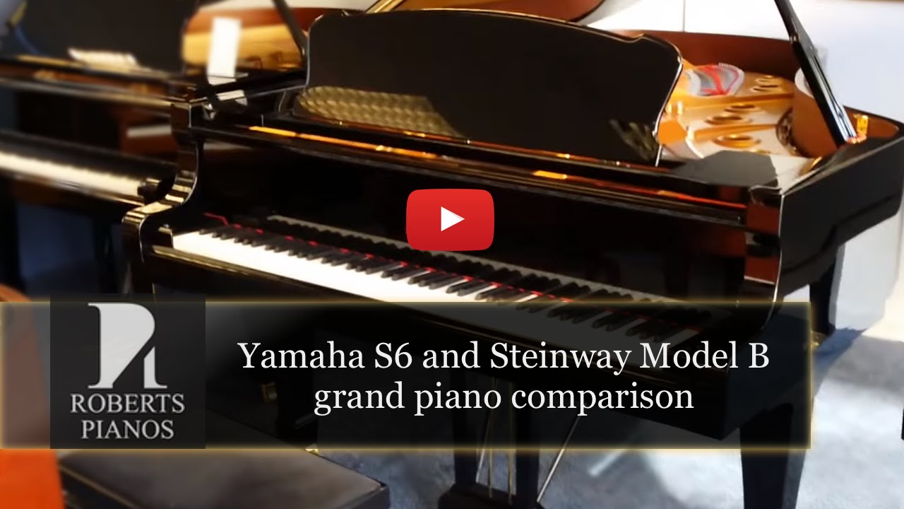 Comparison between Yamaha S6 and Steinway Model B grand pianos. LINK TO SIMILAR ONE IN STOCK: