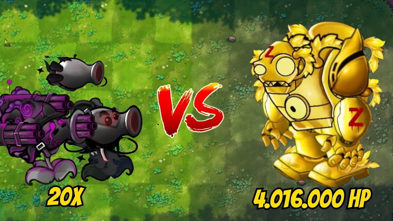 PVZ Fusion 2.4.2 Challenge!! | New Fusion Plants Vs Mecha-Giga Gargantuar 4M HP - Who Will Win?