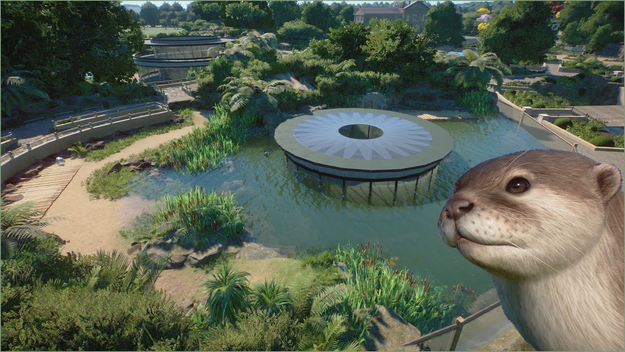 🦦 Modern Asian otter habitat | Quaco Zoo | Planet Zoo | speedbuild 🌻