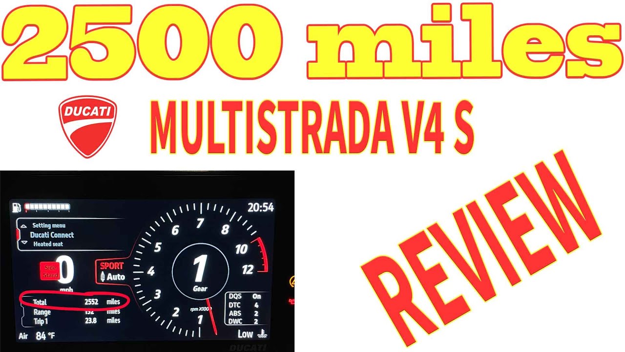 Ducati Multistrada V4S 2500 Mile Review