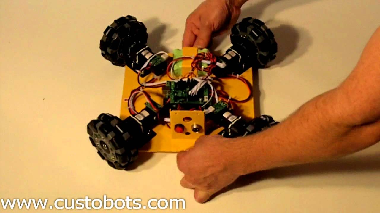4WD Omni Wheel Learning Platform - by CustoBots