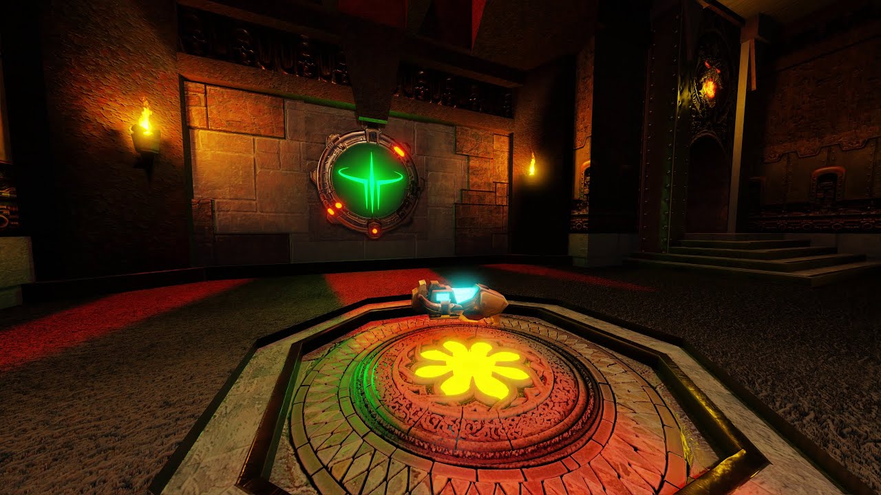Quake 3 Arena RTX Remix Mod - Q3DM1 Showcase