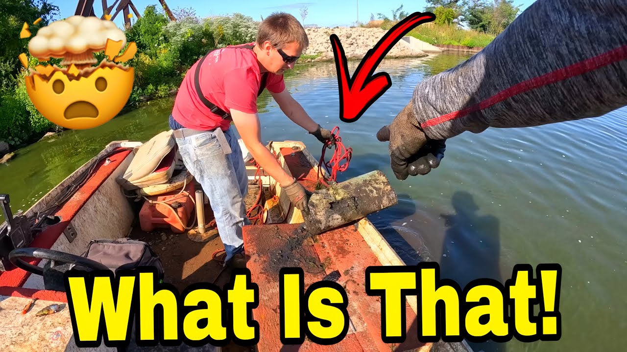 OMG! It’s A Container Filled With Dynamite Explosives! (Magnet Fishing)