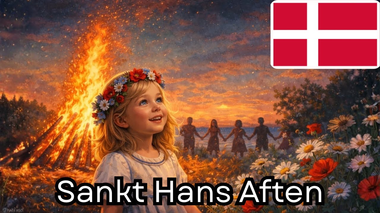 Sankt Hans Aften | Датская история с переводом | Уровень A2/B1 | #датский #sankthansaften