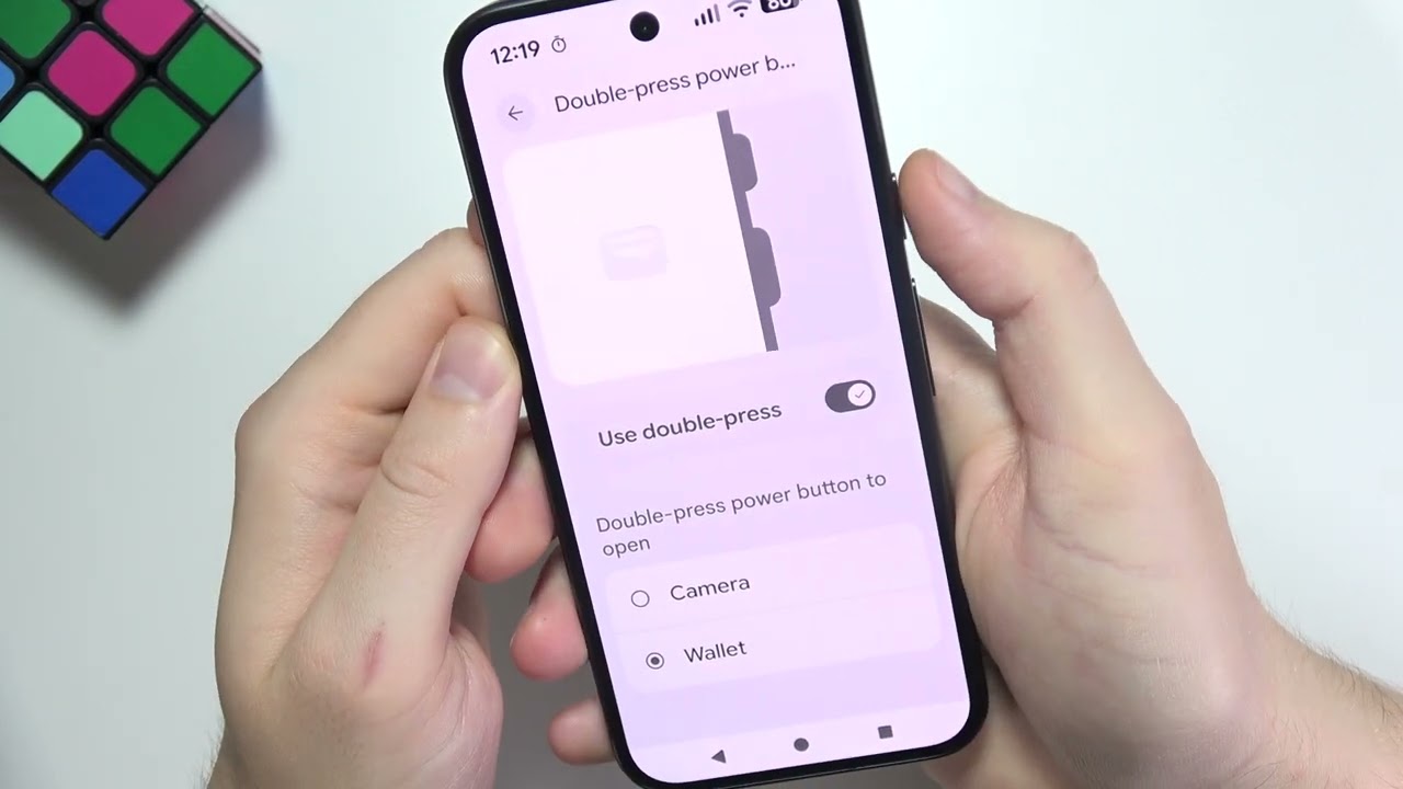 Pixel 10a: Как добавить кошелек к кнопке питания