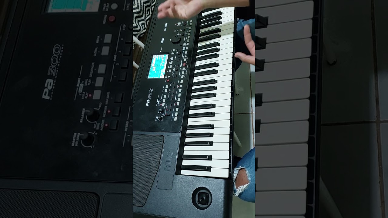 #Teclado korg pa300 #Falando sobre Sampler  # Tirando dúvidas #Comparando