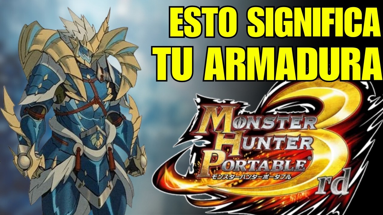 Sabes que SIGNIFICA tu armadura en monster hunter - PARTE 3