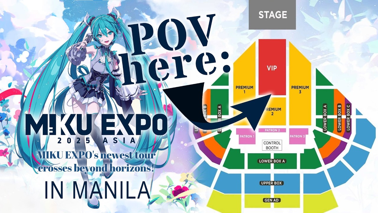 POV: Miku Expo 2025 in Manila, SM Mall of Asia Arena