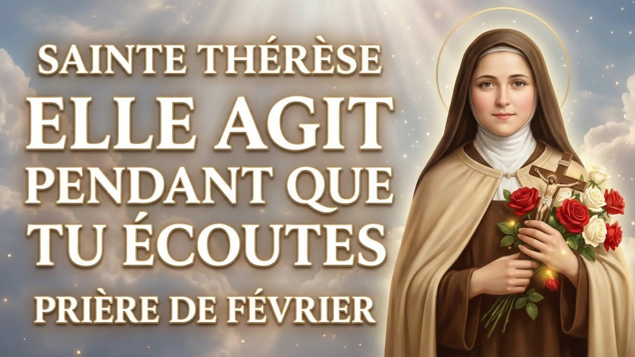 🌟 SAINTE THÉRÈSE AGIT PENDANT QUE TU ÉCOUTES… LAISSE LE CIEL FAIRE 🌹
