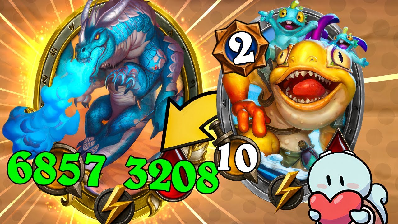 The Murloc and Dragon HYBRID COMP! | Hearthstone Battlegrounds