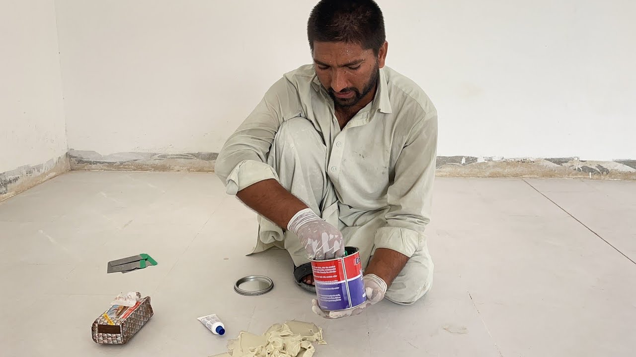 How to Fill Divots, Pinholes, Cracks & Tile Joints in Marble Floor With Marble Adhesive |4K Video|