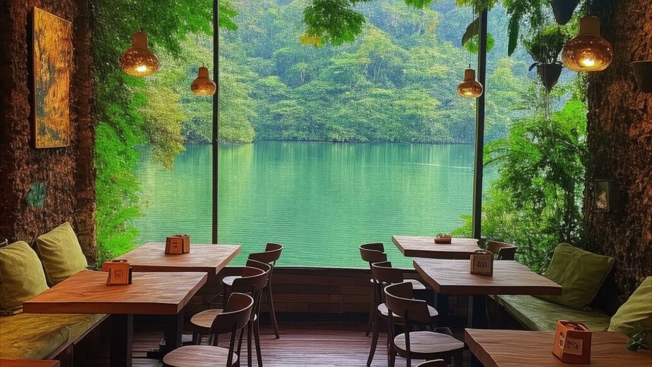 Cozy Cafe... (with a beautiful view of the lake and soft music)