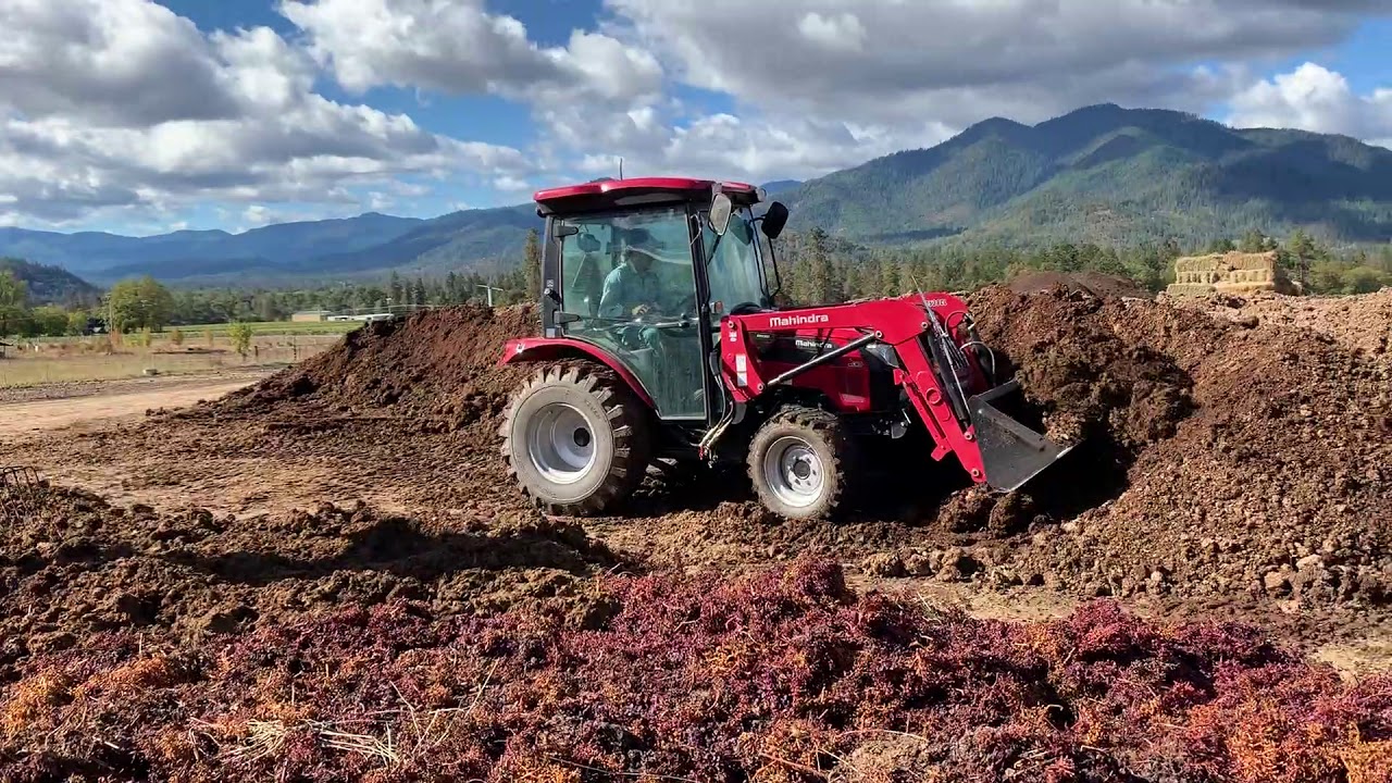 Building Compost at Troon Vineyard