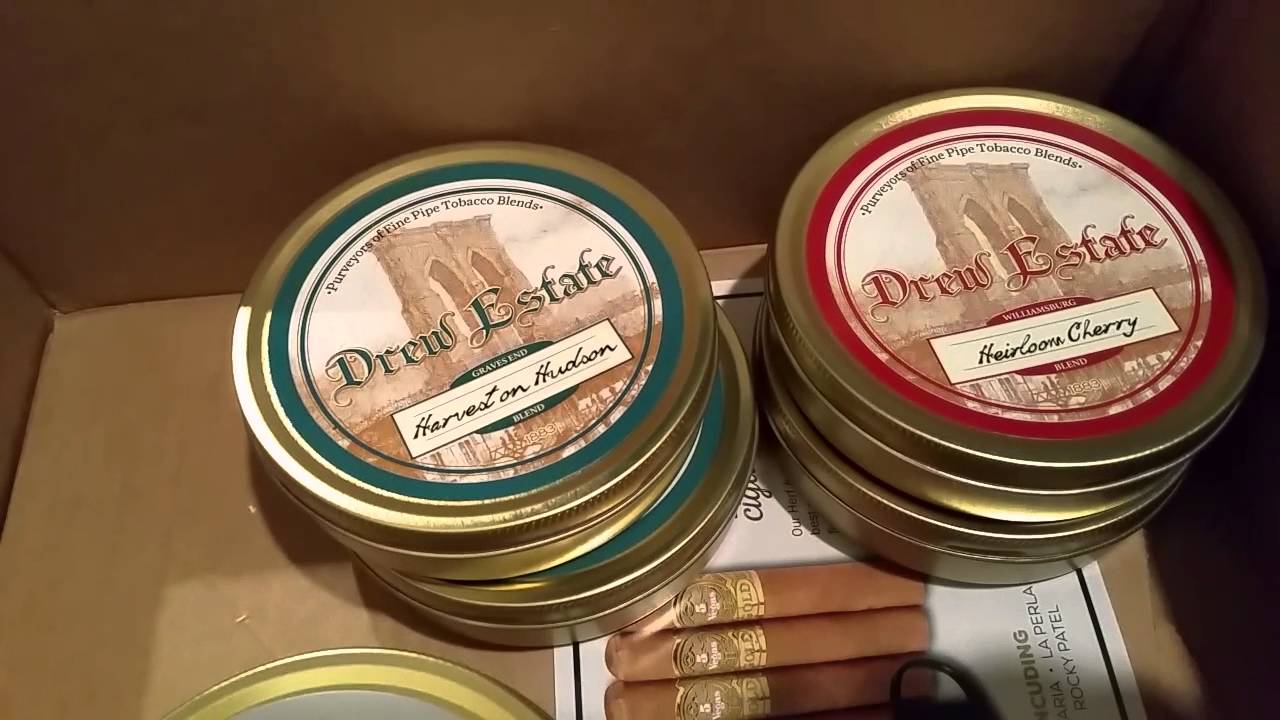 Pipe Tobacco unboxing McClelland Drew Estates