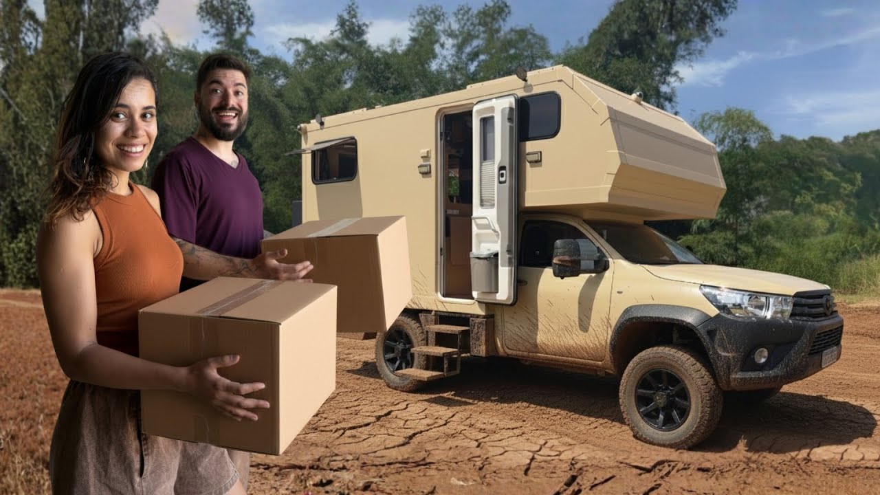 Mudança pro novo Motorhome Off-Road