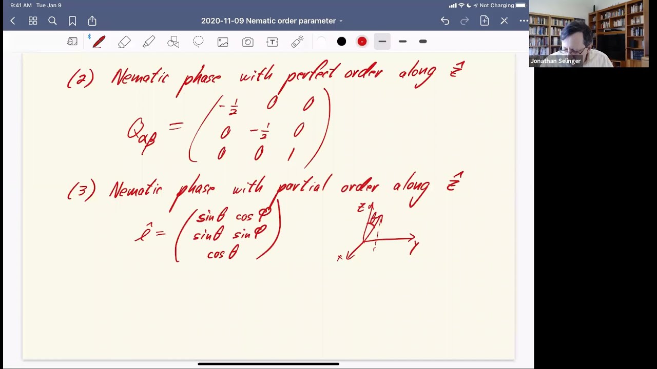 2020 11 09 Nematic order parameter