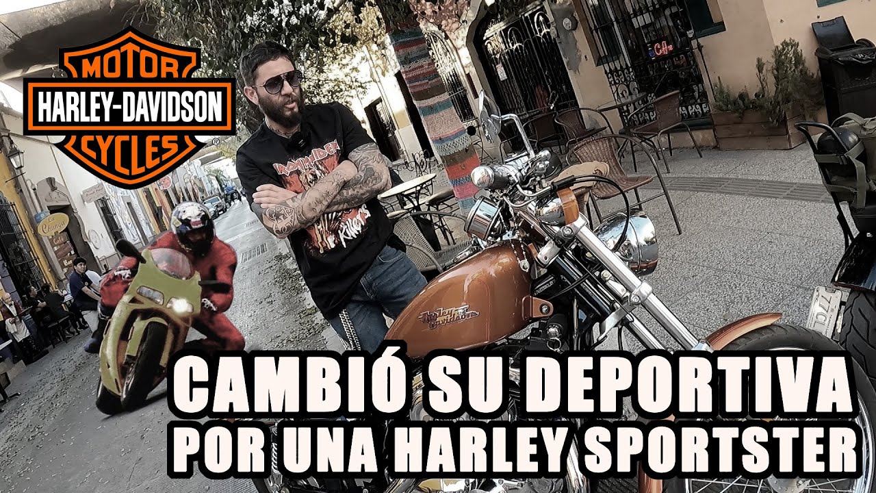 CAMBIÓ SU DEPORTIVA POR UNA HARLEY