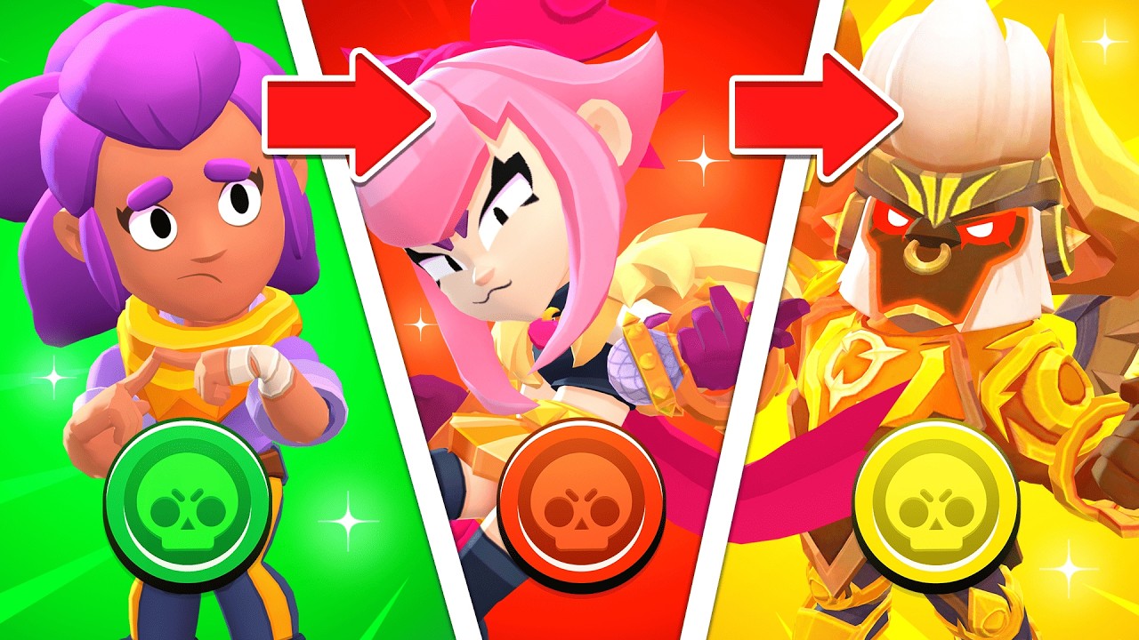 GAGNER AVEC CHAQUE RARETÉ de BRAWLSTARS ! ( désolé YouYou ) 