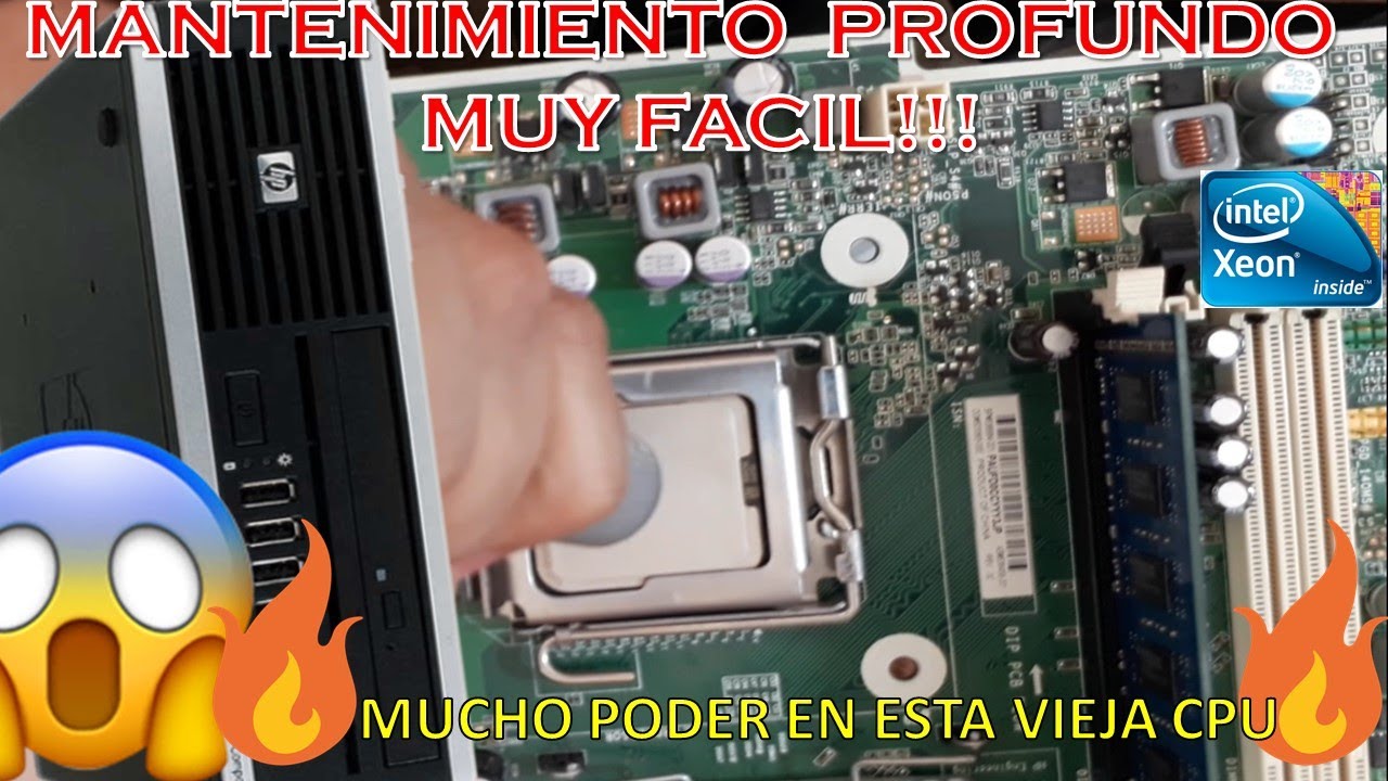 MEJORA DE RENDIMIENTO a PC EPICO*  hp compaq 8000 Elite series |mantenimiento *MUY SENCILLO*
