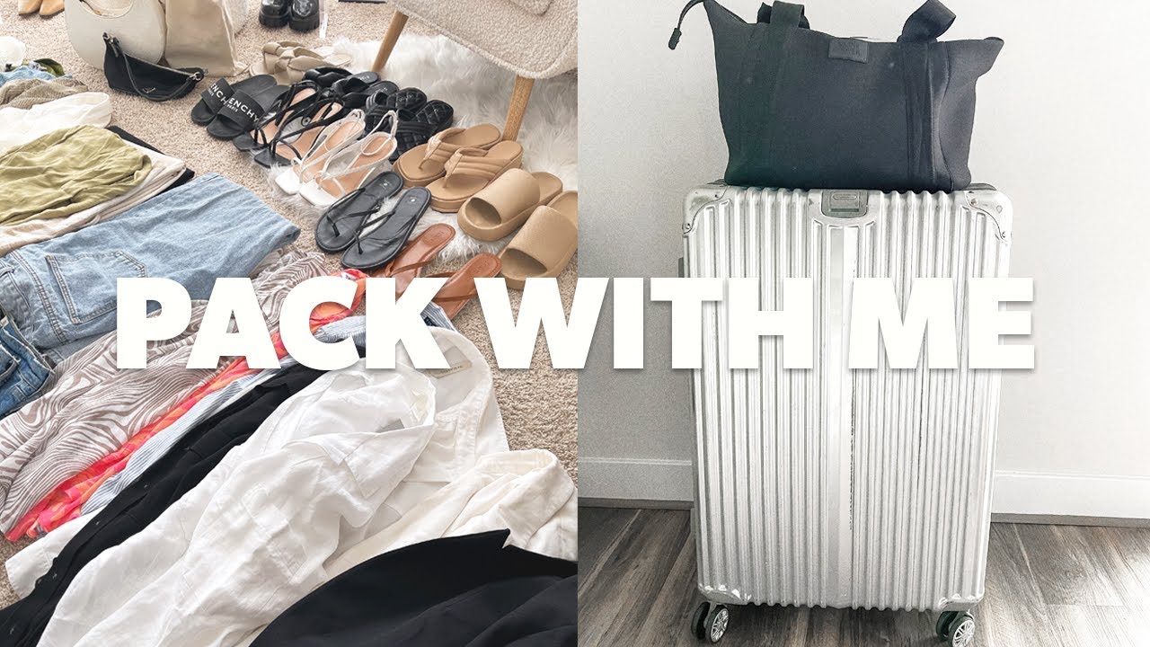 PACKING FOR VACAY ✈️🌴 What I'm Bringing, How I Organize My Suitcase, Travel Organization Essentials