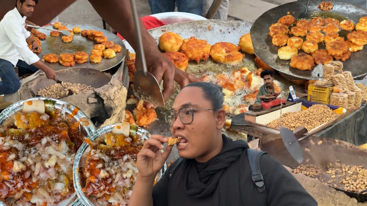 KACAU KALI BAH STREETFOOD INDIA EMANG BEDA KELAS‼️UNIK TAPI ENAK GIMANA YA‼️