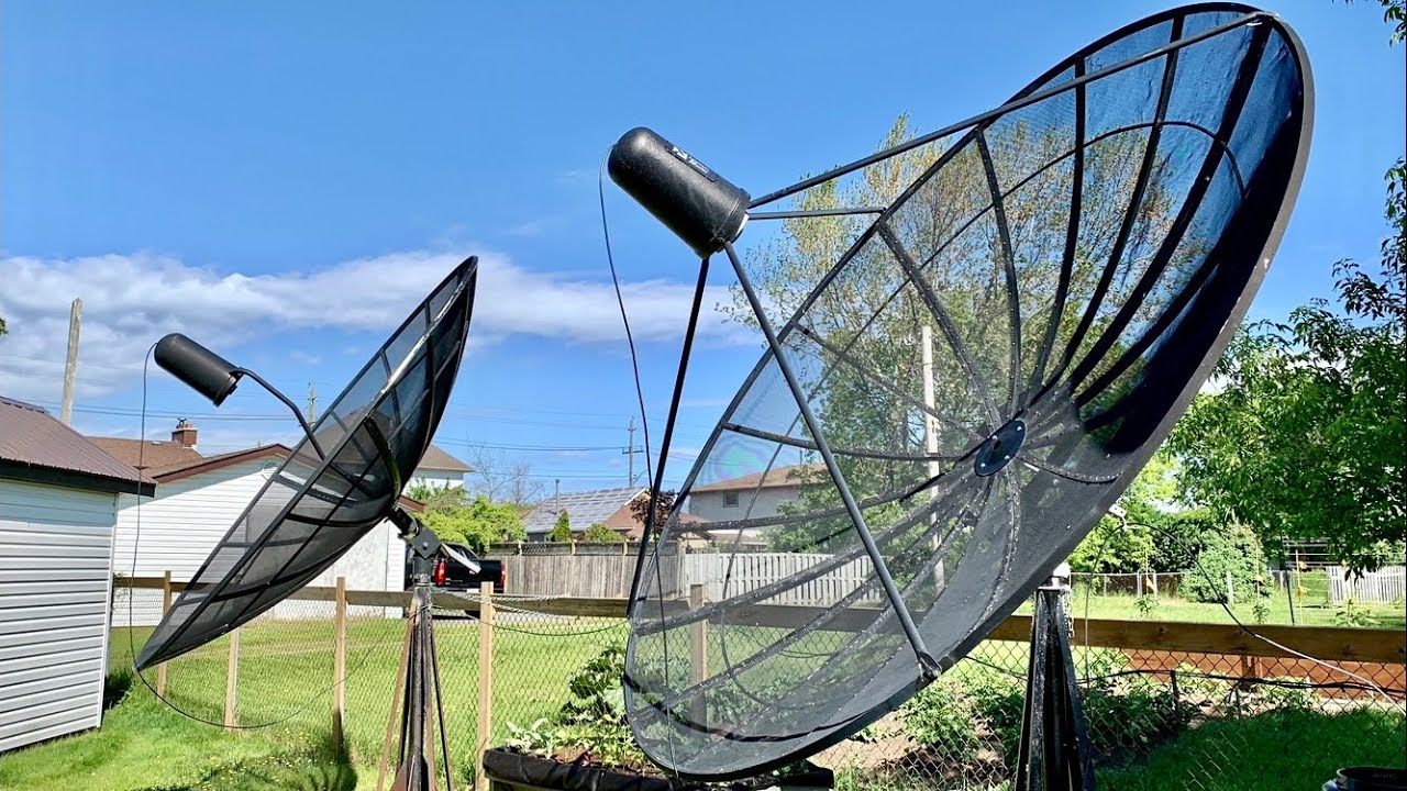 Removing one of my C-Band Satellite Dishes - FTA Satellite TV
