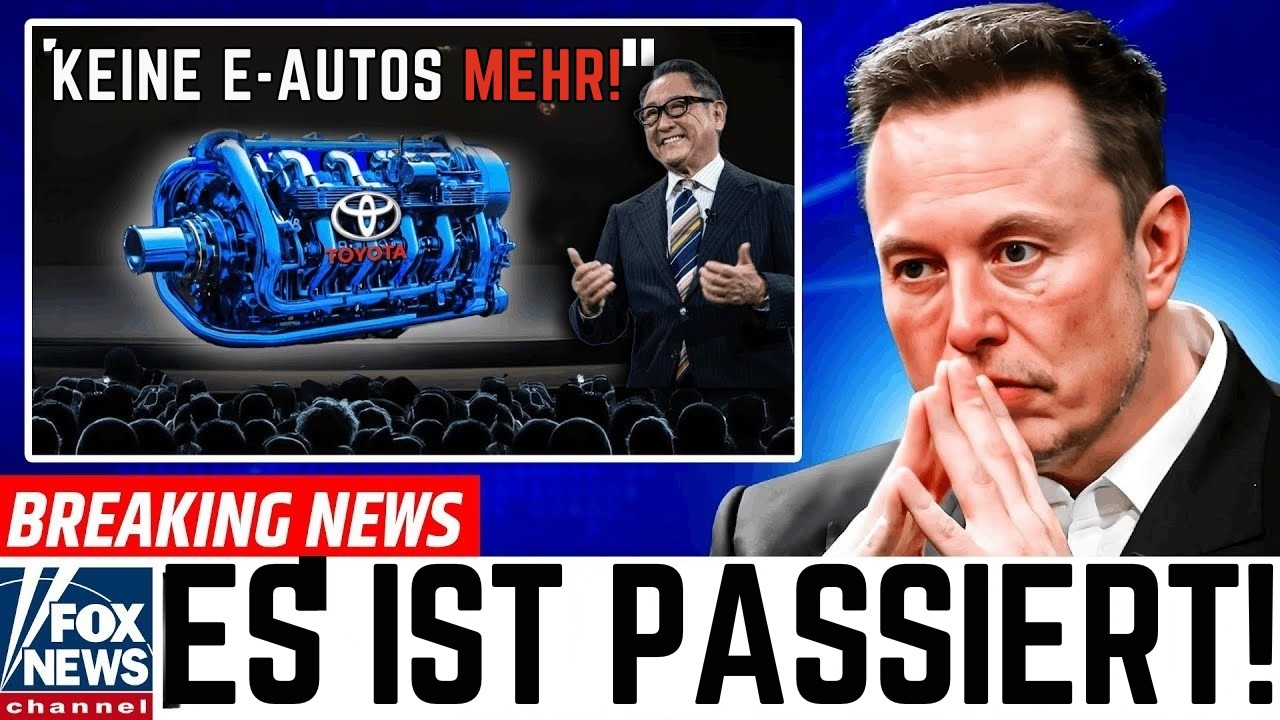 Vor 5 Minuten: Toyota-CEO lässt eine Bombe platzen über den Wasser-Motor – E-Autos sind AM ENDE!