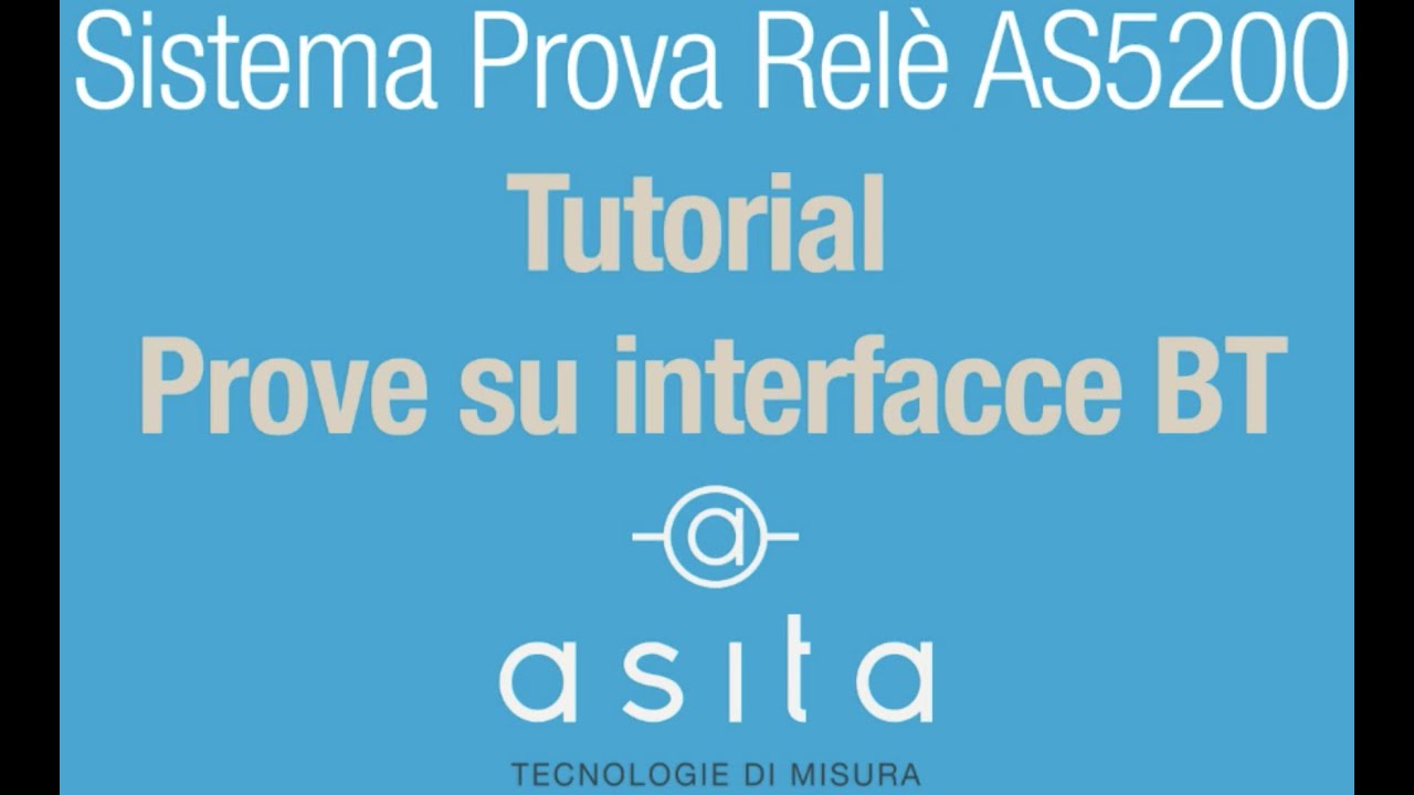 ASITA  AS5200 SISTEMA PROVA RELÈ