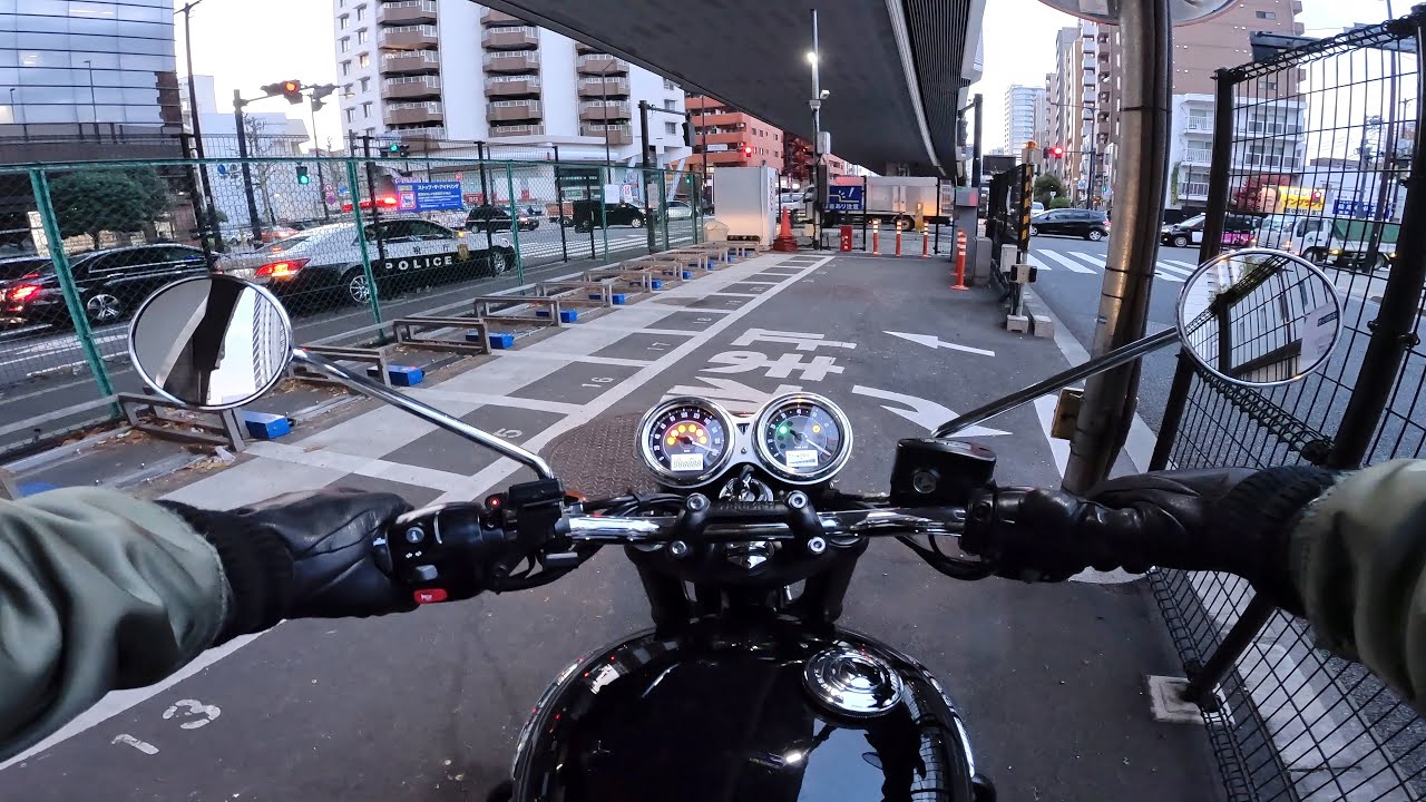 東京散歩39・初台 新宿☕️🥞・Triumph Bonneville T100