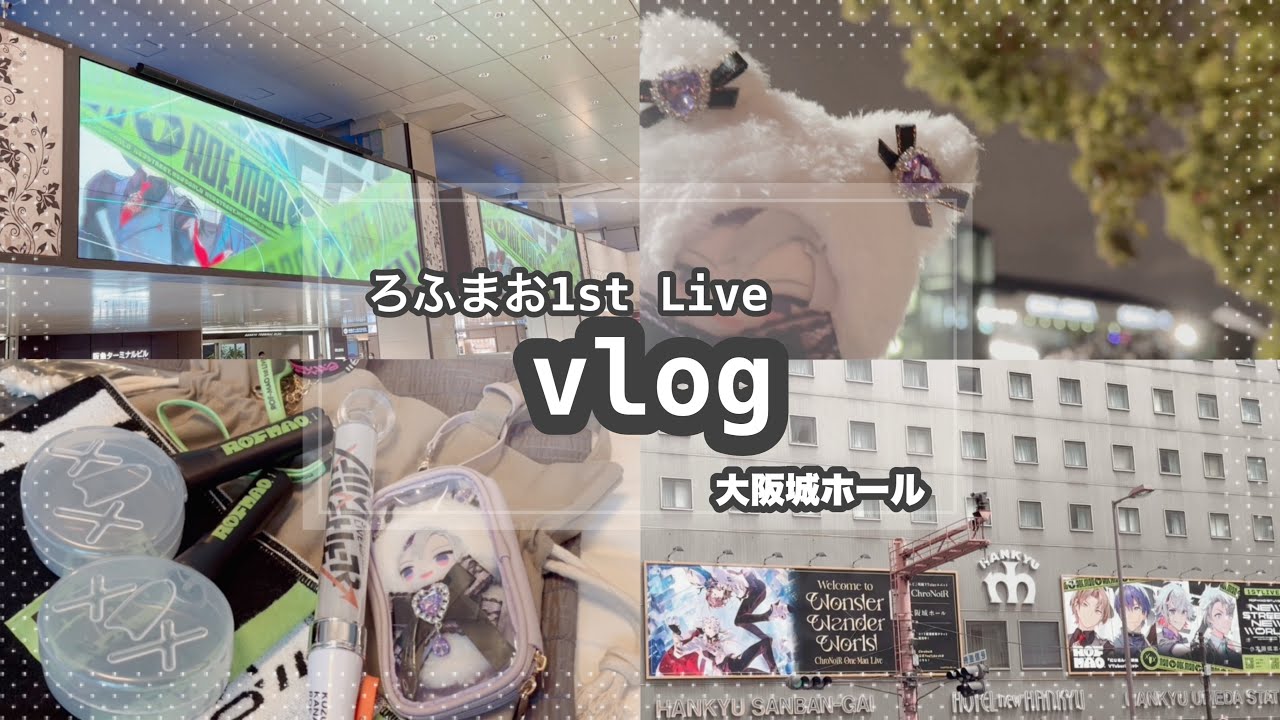【vlog】ろふまおのワンマンライブ参戦した日￤素敵な時間をありがとう…🕊️ 𓂃꙳⋆【にじさんじ】