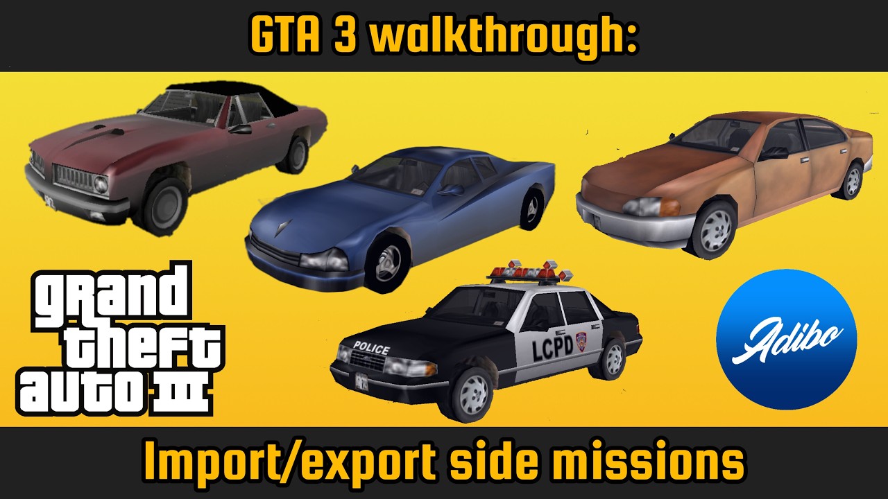 ALL Imports/Exports in GTA 3