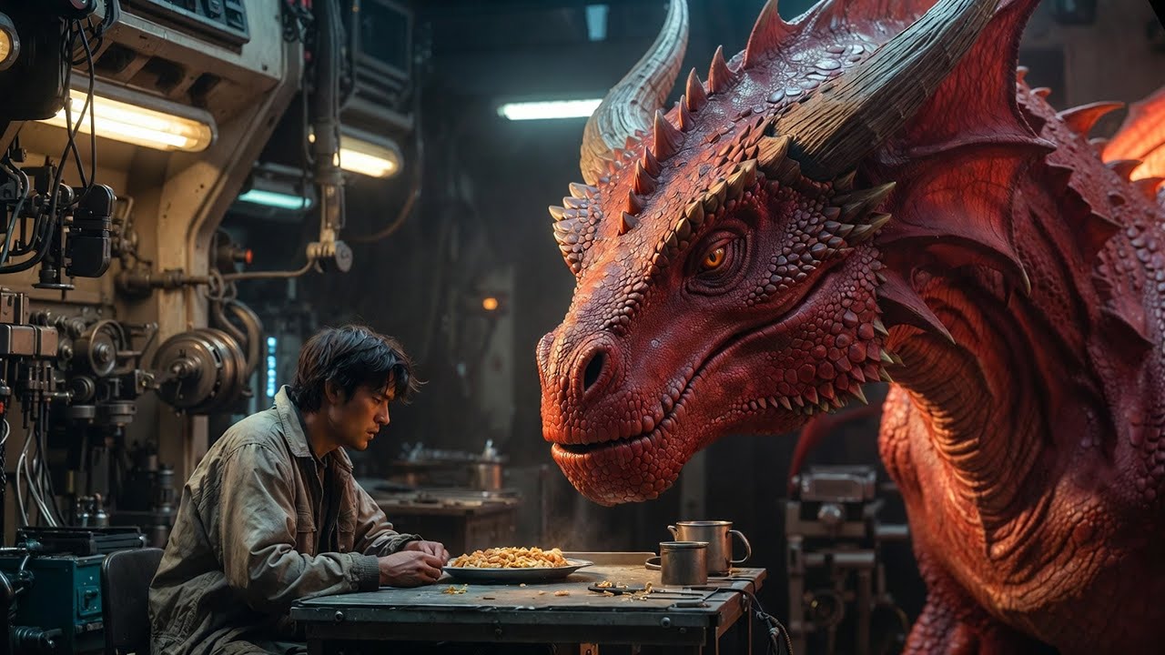 A Dragon Begged a Human Mechanic for “Leftovers”…What He Got Shocked the Entire Galaxy  HFY