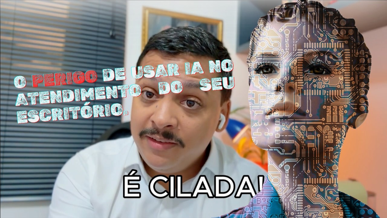 O perigo de usar IA no atendimento do seu escritório.