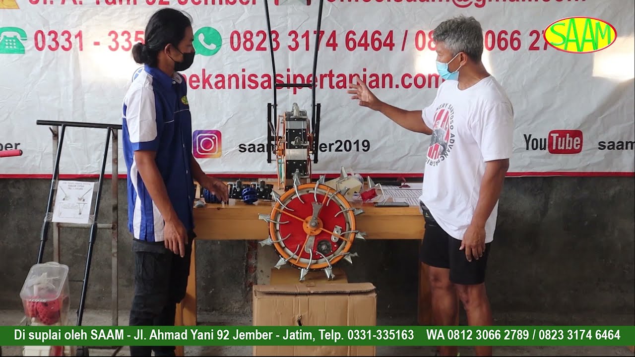 REVIEW ALAT TUGAL - ALAT TANAM JAGUNG DORONG PALING KUAT DAN KOKOH TIPE SAAM HERCULES