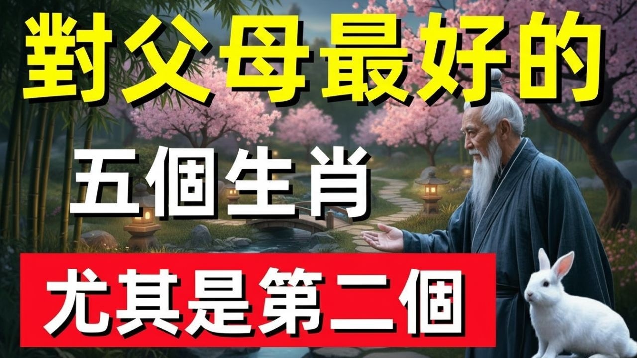 對父母最好的5個生肖，尤其是第二個，更是大孝子中的典範！#修行思維 #修行 #福報 #禪 #道德經 #覺醒 #開悟 #禅修📿