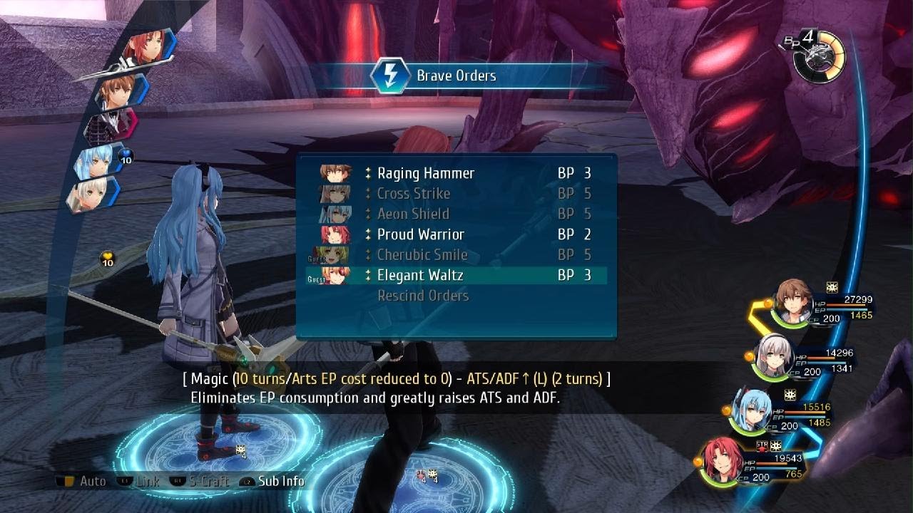 The Legend of Heroes: Trails of Cold Steel IV Nightmare Salt Pale bosses